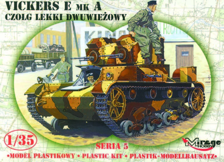Mirage Hobby 35303 - 1:35 Light Tank Vickers E Mk A Limited Edition
