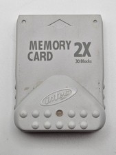 Intec Memory Card 2X 30 Blocks For Sony PS1 PlayStation 1 Tested Working