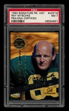 1994-95 Signature Rookies Hof: #HOF18 Ray Nitschke /2500 Auto PSA 7 NM
