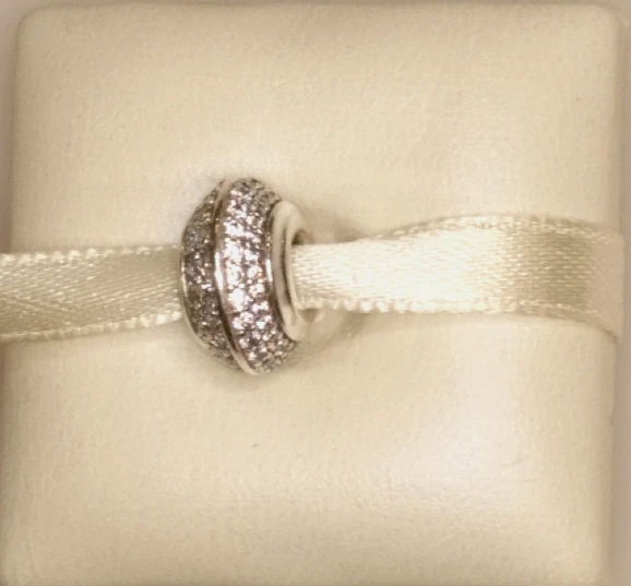 Pandora Charm silber Funkelnder Pavé cz. weiß 798066CZ - Bild 3 von 4