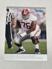 2013 Fleer Retro Football #94 - D.J. Fluker RC - Alabama Crimson Tide