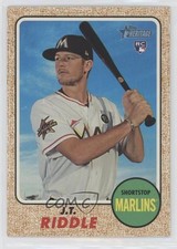 2017 Topps Heritage High Number JT Riddle #575 sl3
