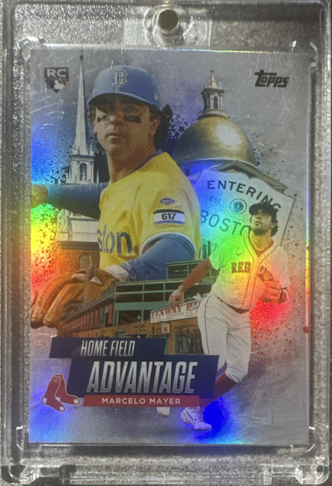 Topps 2025 Update Series Home Field Advantage Rookie Marcelo Mayer Red Sox HA-47