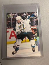 1997 Pinnacle Power Pack Jumbo Teemu Selanne #24 3.5x5 Anaheim Mighty Ducks