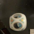 Porcelain Floral Thimble Holder with Owl Motif — photo 3