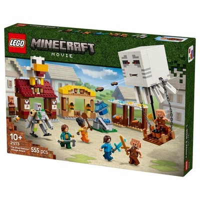 LEGO Minecraft Movie The Ghast Balloon Village Attack NEU 2025