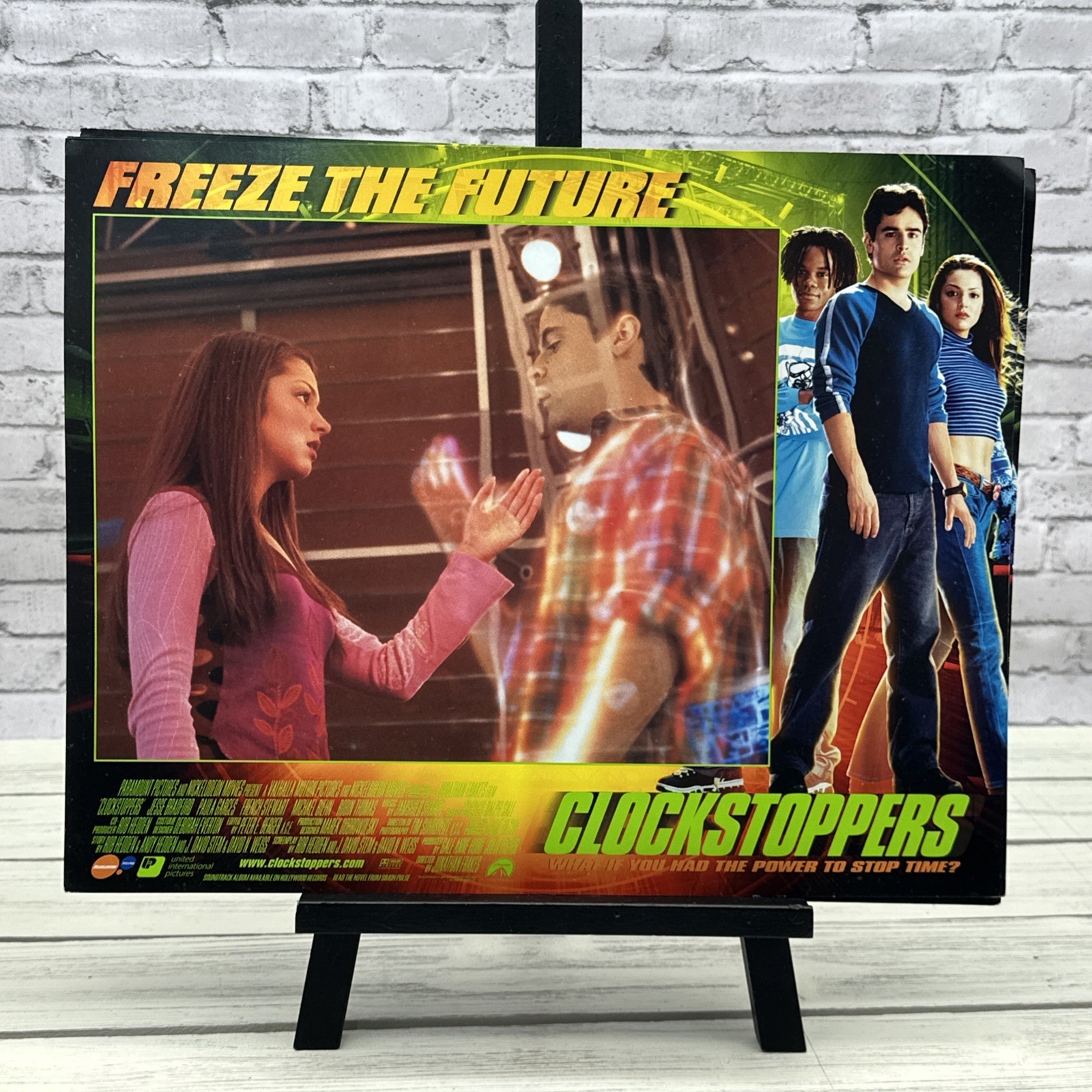 CLOCKSTOPPERS (2002) Original Set of eight 11x14 Lobby Cards Jesse Bradford 