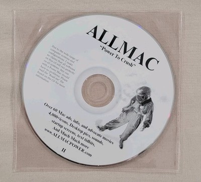 Allmac Ads, Desktop Pics, Movies, 4,000mac Icons Computer Software Cd Disk