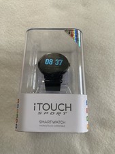 iTouch Sport SmartWatch Black Band Android and iOS Compatible Factory Sealed