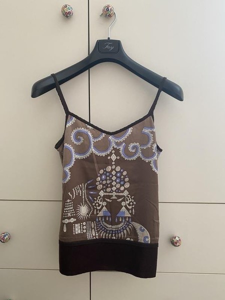 Damen Emilio Pucci Shirt Braun 36 / S / 44