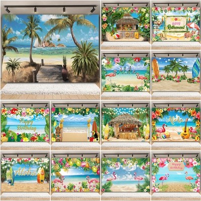 3D Sommer Meer Flamingos Fotografie Hintergrund Vinyl Hintergrund Fotostudio
