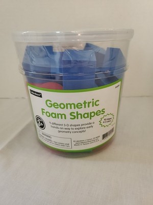 Lakeshore Learning 3D  Geometric Shapes Tub Teaching Math Manipulatives 45