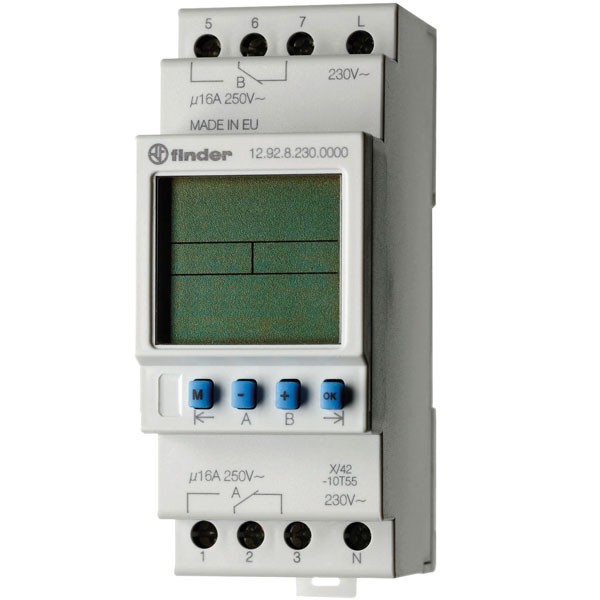 Series 12 astronomic/electronic timer Finder 230 V/50-60 Hz DPD