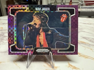2025 Prizm The Rolling Stones Mick Jagger #75 Purple Power Prizm 15/25