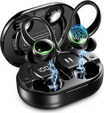 Wireless Earbuds, 2026 Bluetooth 5.4 Headphones Sports, 50 Playback Over-Ear Bud