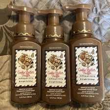 3  Bath  & Body Works COOKIE BUTTER TRUFFLE Gentle Foaming Hand Soap Christmas