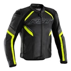 RST Sabre Airbag Leather Black Neon Yellow
