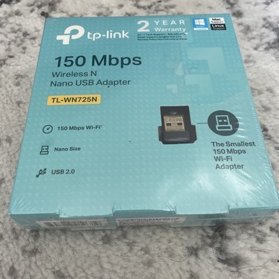 TP-Link TL-WN725N Wireless N Nano USB Adapter 150Mbps 