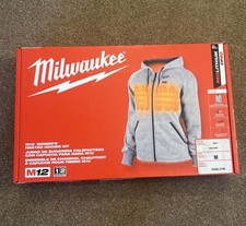 Milwaukee M12 Women's Heated Hoodie Kit - Medium Gray w/ Battery - 336G-21M