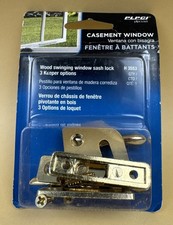 Lot of 2: Prime-Line H-3553 Wood Window Sash Locks - Brass Finish - 3 Keepers