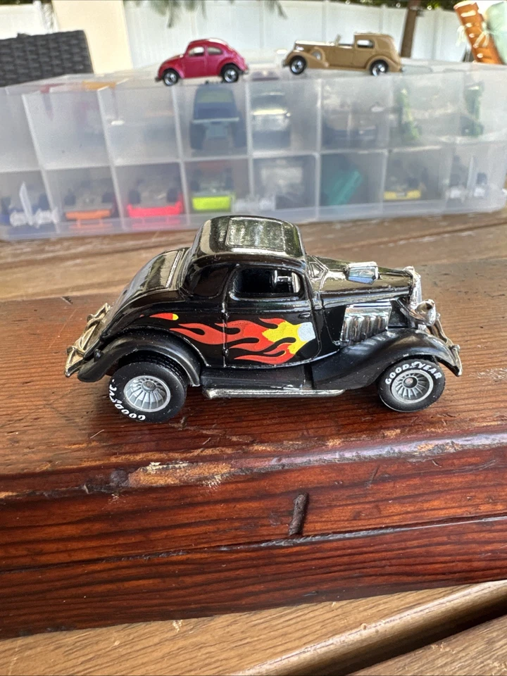 Ford 34 de 3 ventanas Hot Wheels - negro - casi como nuevo - Real Rider 1984 vintage Foto 4 de 4