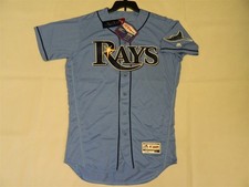 Authentic Tampa Bay Rays Alternate LIGHT BLUE Flex Base Jersey 54