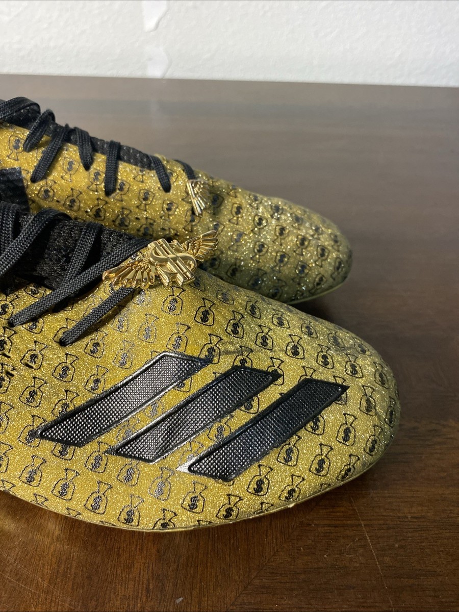 Adidas Snoop Dogg Men's Football Soccer Cleats Size 9.5 Gold Money