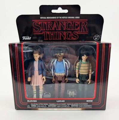 Funko Stranger Things Action Figure 3-Pack Set 1 Eleven Lucas Mike NIB