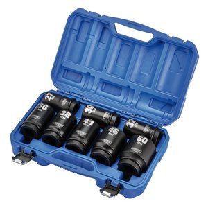 B&Q - Hi-Torq Metric Deep Impact Socket Set1" Sq. Dr. 8 Piece - Image 4
