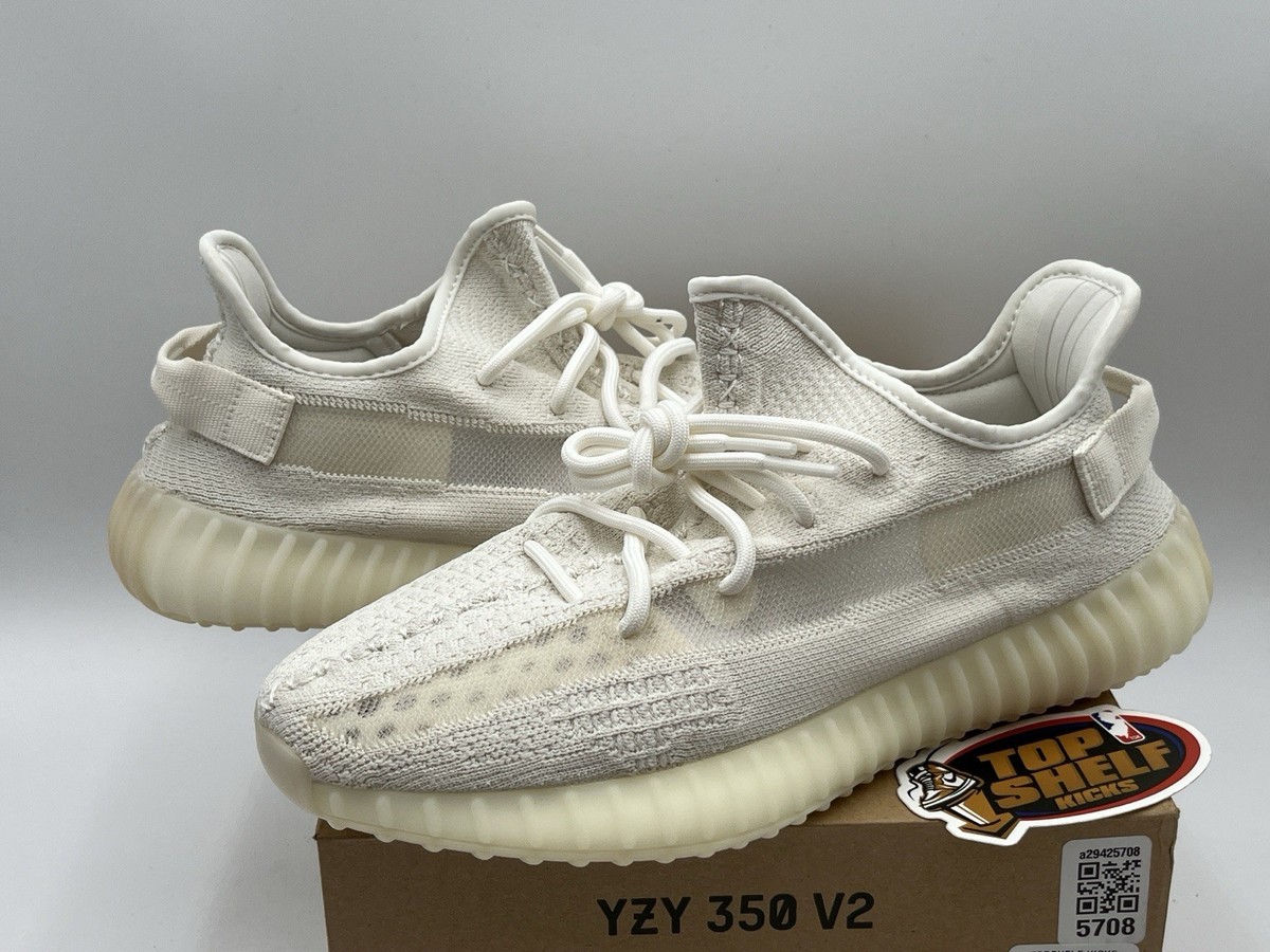 DS New Adidas Yeezy Boost 350 V2 Bone 2022 Size Authentic