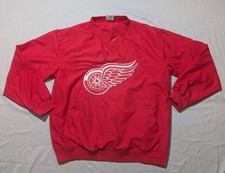 Vintage 90s Detroit Red Wings Sweatshirt Pullover Size M NHL Hockey