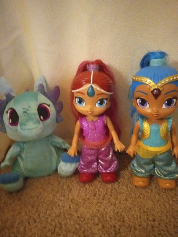 Shimmer and Shine.. Sing/Dance Dolls +Nazboo Talks/ Sings/Dance Tested Works