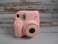 Fujifilm Instax Mini 7 Instant Camera Light Pink MISSING BATTERY DOOR Used