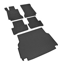 Gummifußmatten und Kofferraumwanne ein Set passend für MERCEDES C-Klasse W/S-204