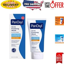 Maximum Strength Acne Foaming Wash 10 Benzoyl Peroxide, 5.5 Oz - Antimicrobial