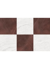 FloorPops x Chris Loves Julia Bonneville Oxblood Peel and Stick Floor Tiles, ...