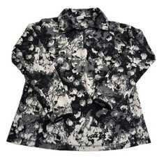 Columbia Pullover Womens XXL Black White Prin...