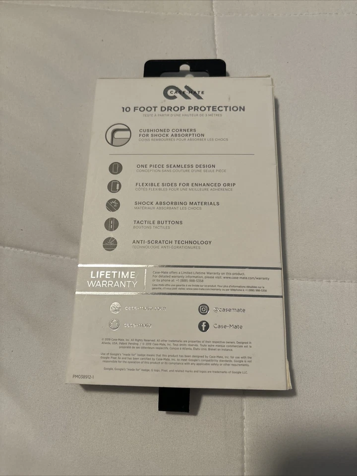 Case-Mate Tough Clear Series Hybrid Case for Google Pixel 3a - Clear - Image 3 of 4