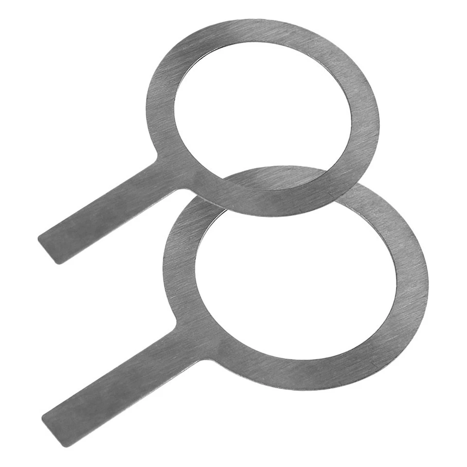 2Pcs Stainless Steel Baking Cup Rings Milk Cup Rim Covers Handheld Cup Rim