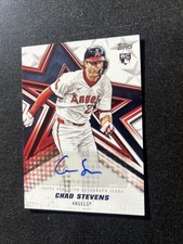 2026 Topps Chad Stevens Rookie Auto Los Angeles Angels Baseball Stars Auto