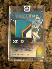 2020 Panini XR Rookie Xcellence Autograph Jersey Tua Tagovailoa #RXC-TT Gold /10