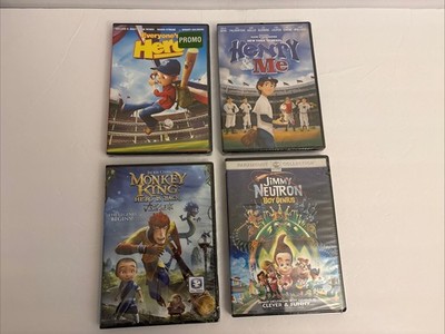 4 DVDs, Jimmy Neutron: Boy Genius (2013), Monkey King: Hero Is Back (2015),