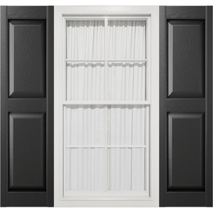 12"W x 41"H Mid-America Vinyl, TailorMade Two Equal Panels, Raised Panel Shut...