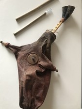 antique vintage Tunisian mizwed mezwed folk bagpipes working very rare