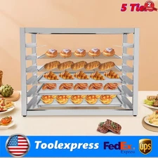6 tire End Load Half Height Bakery Bun Dough Baking Sheet Pan Rack Commercial