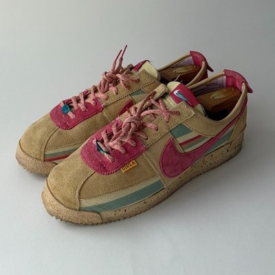 Nike Union Cortez DR1413-200 Mens 11.5 Sesame Pink Collaboration Sneakers