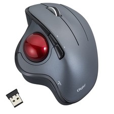 Nakabayashi Digio2 Trackball Mouse Adjustable Angle 5Button Optical Gray