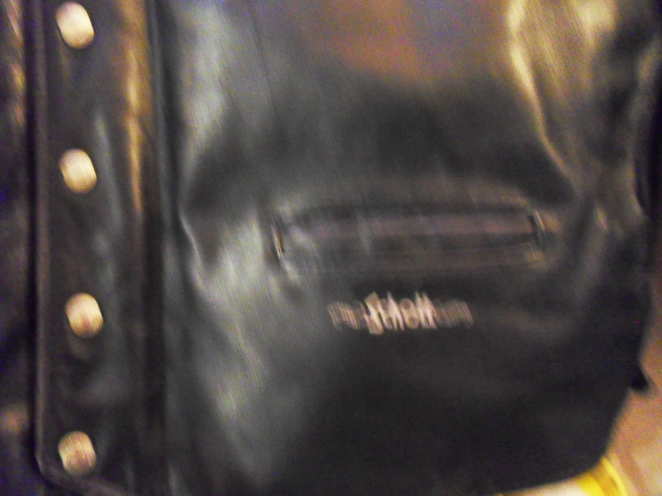 BLOUSON BOMBERS MI DOUDOUNE MI CUIR AVIATEUR DOWN BY SCHOTT MADE IN U.S.A - Photo 2/4