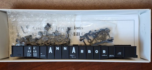 Góndola Ann Arbor Railroad 52'-6" Drop End Mill 2002 Life Like 23630 Kit HO | Zustand: Used