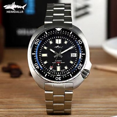 HEIMDALLR Turtle Mechanical 200M Diving Watch Sapphire Crystal Automatic